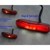 Stop Rear Light with Indicator for Project Motorcycle - Red