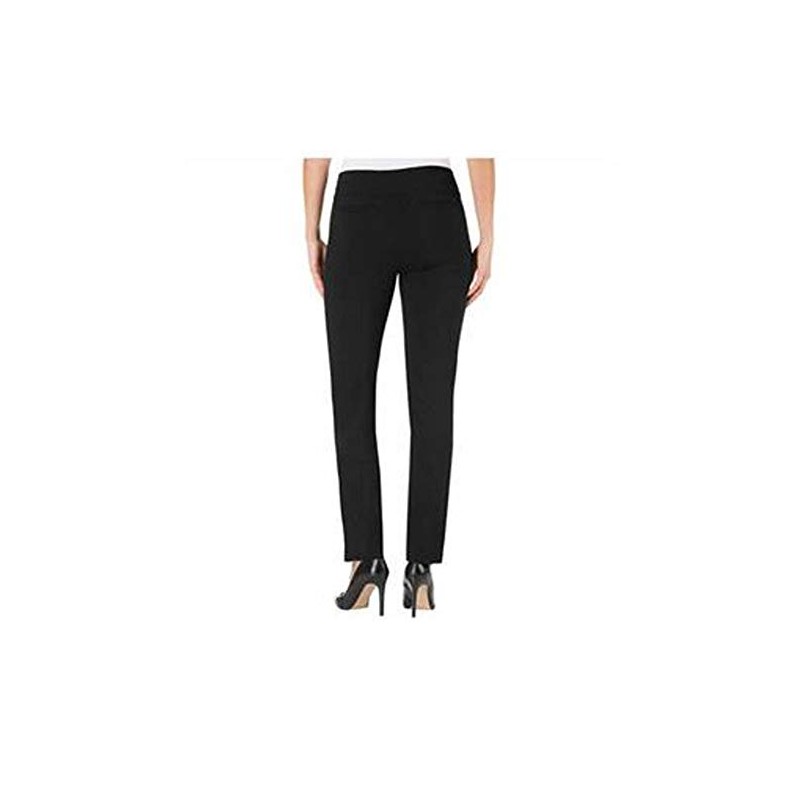 Hilary Radley Ladies' Pull-On Pant (Solid Black, 6)