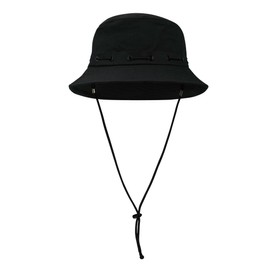 Clakllie Unisex Outdoor Boonie Hat UV Protection Sun Hats with Wide Brim Classic Bush Hats Fishing Hats for Men Women Foldable Safari Hat, H-BO04-Black