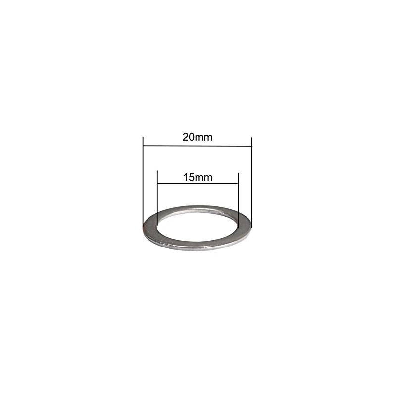 Lotatheta 5 x Pedal Washers 20mm x 15mm w/ 1mm