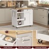 MAHANCRIS Kitchen Island with Power Outlet, Kitchen Storage Island with