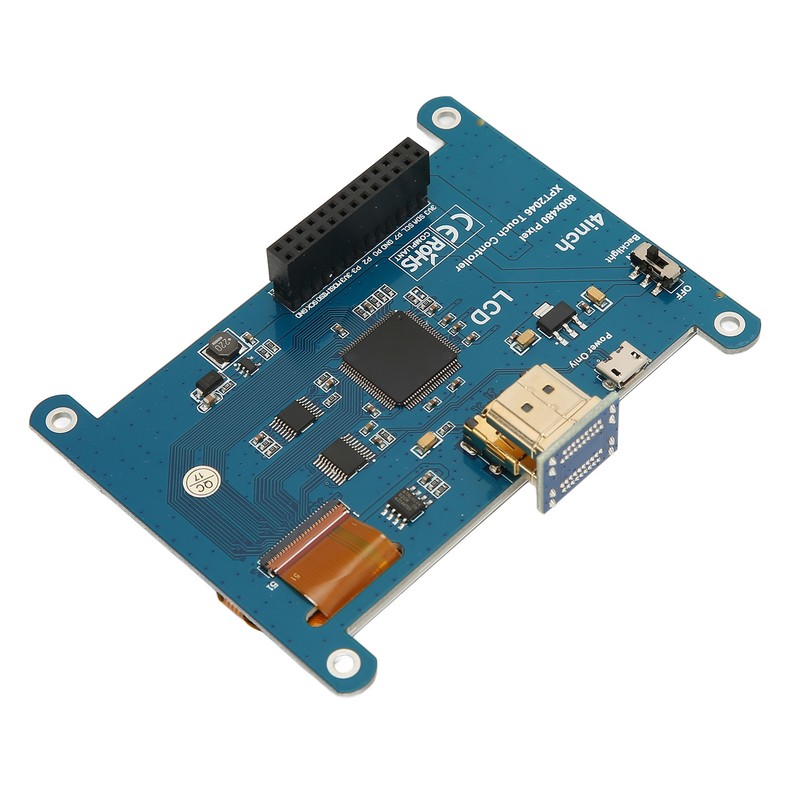 4in HD Multimedia Interface LCD IPS Display 800x480 Resolution Resistive