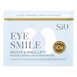 SiO Beauty Eye & Smile Lift – Parches antiarrugas Eye & Smile Suministro de 2 semanas – Parches de silicona alisadores durante la noche para arrugas y