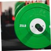 GRIRIW Steel Core Rubber Coated Gym Plates Small Weight Plates