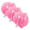 Bodylife Exfoliating Bath & Shower Body Puff/Scrunchie/Buffer Flamingo Pink 55g