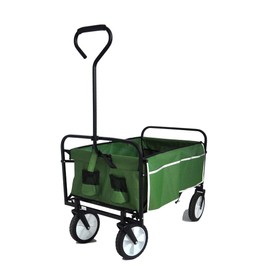Knocbel Utility Wagon Collapsible Folding Garden Cart for Shopping Outdoor Patio Garden Beach