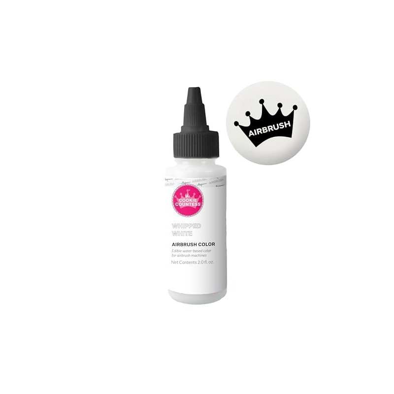 Cookie Countess - Whipped White edible airbrush color 2oz