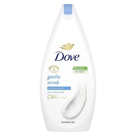 Dove Gel de Ducha Exfoliante Sin Sulfato SLES y Con Hidratantes Vegetales e Ingredientes de Origen Natural 500 ml