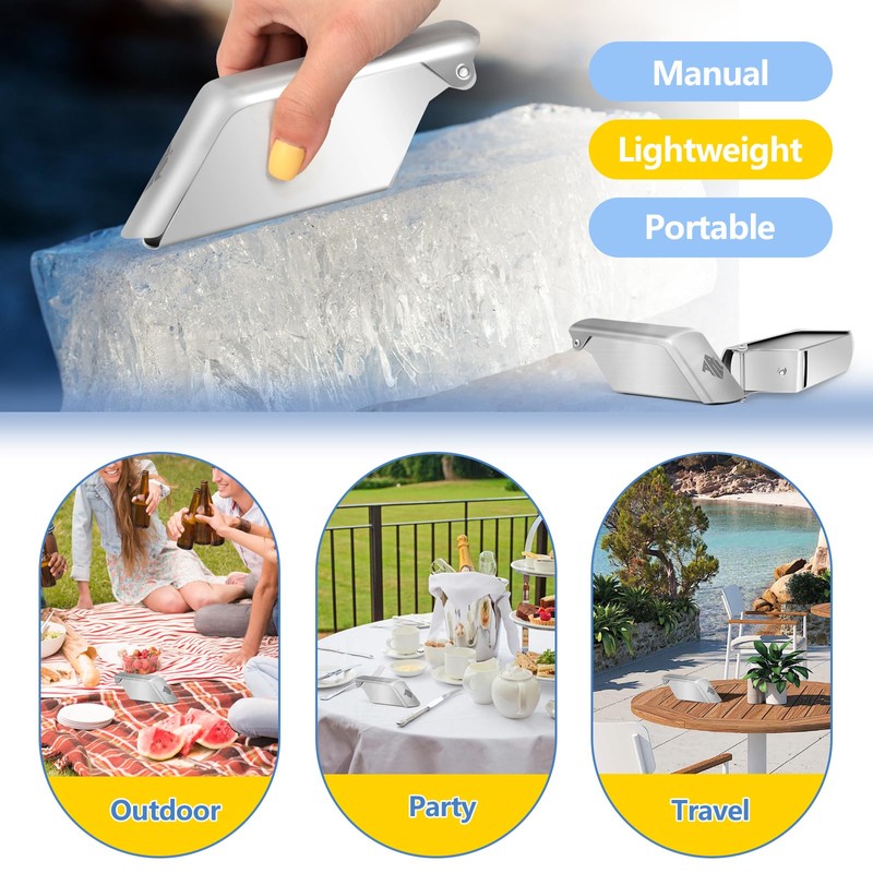 ARC USA, BQ35 2 PCS Hand Ice Shaver with Adjustable