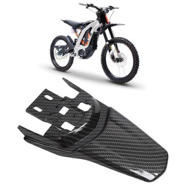 Motorcycle Rear Mudguard, Dirt Bike Fender Protector, Carbon Fiber Pattern Rear Mudguard Protector Replacement for SurRon Light Bee X S for Segway X160/X260