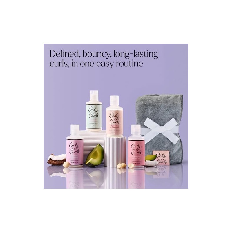 Only Curls Starter Pack & Microfibre Towel, Curl Defining Mini