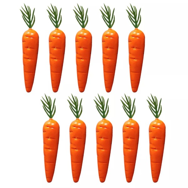 Unbranded 10PCS Mini Carrot Models Miniature Carrots Carrot Toy Table