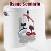 Nereusfwater Toilet Flapper Replacement Kit,Compatible with American Standard 7381657-200.0070A Vormax