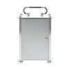 Widdop Carriage Clock in Aluminium Casing with Roman Numeral Dial