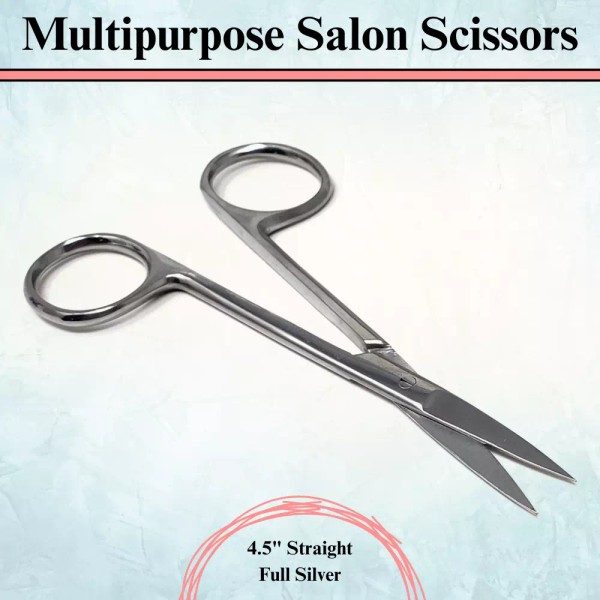 HTI Multi-Use Salon Shears for Hair Nails Beard Trimming Cutting