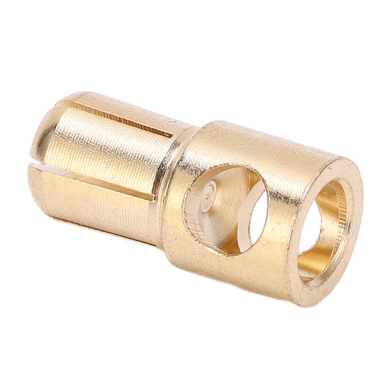 10 Pcs 6mm Banana Plug Gold Plated Male Connector Adapter