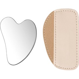 Stainless Steel Gua Sha Tool, Gua Sha Facial Tools for Face Massager,Facial Microcirculation/Puffiness Reducing/Prevents Wrinkles