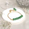 Gempires Green Jade Bolo Bracelet - Adjustable Bracelet for Women