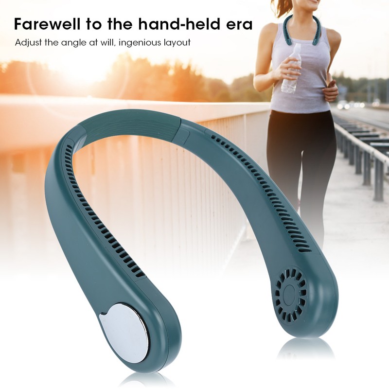 USB Hanging Neck Fan Leafless Handheld Portable M6 Suitable for