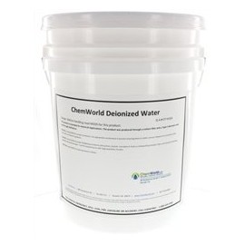 ChemWorld Type II Deionized Water - 5 Gallons
