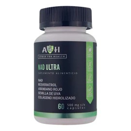 Suplemento Nad Ultra 60 Capsulas 500mg A4h Resveratrol                                                                                                