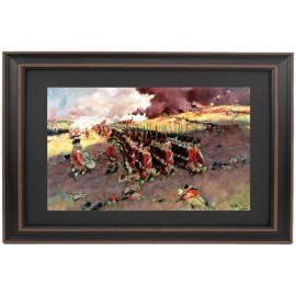 Framed Bunker Hill by Howard Pyle, 1897. Standard or Poster Size. - Standard