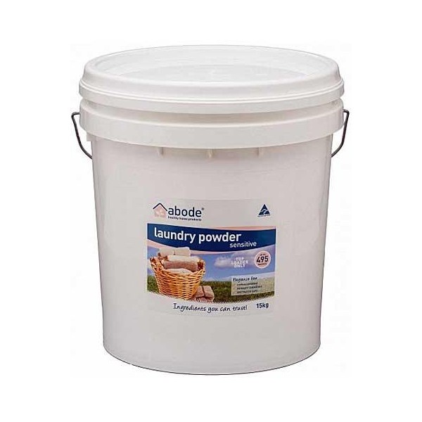 Abode Laundry Powder Front and Top Loader Sensitive (Zero) 15kg