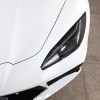 MXauto-2024 Black Carbon fiber Headlight eyebrow sticker For Corvette C8
