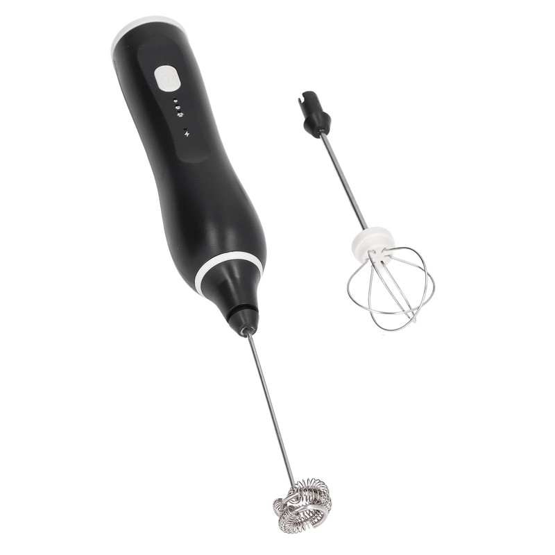 Electric Handheld Mixer USB Rechargeable 3 Level Speed Adjustable Low