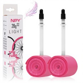 Paquete de 2 tubos interiores de TPU para bicicleta de carretera 700C (18-32C) con 45 mm, 65 mm, 85 mm, durabilidad mejorada para válvulas ultraligeras Presta, tubos, bicicletas