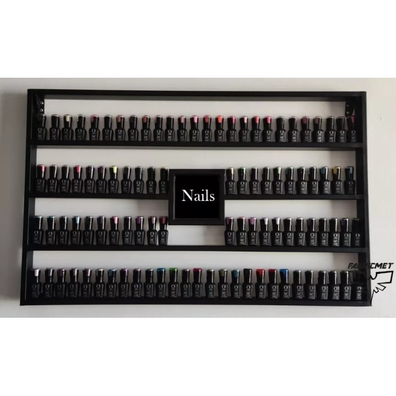 FABRICMET Esmáltelo Exhibidor Repisa Esmaltes Uñas Nails Barniz