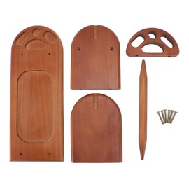 Wooden Yarn Ball Holder Multipurpose Handcrafted DIY Wooden Yarn Winder for Knitting and Crocheting