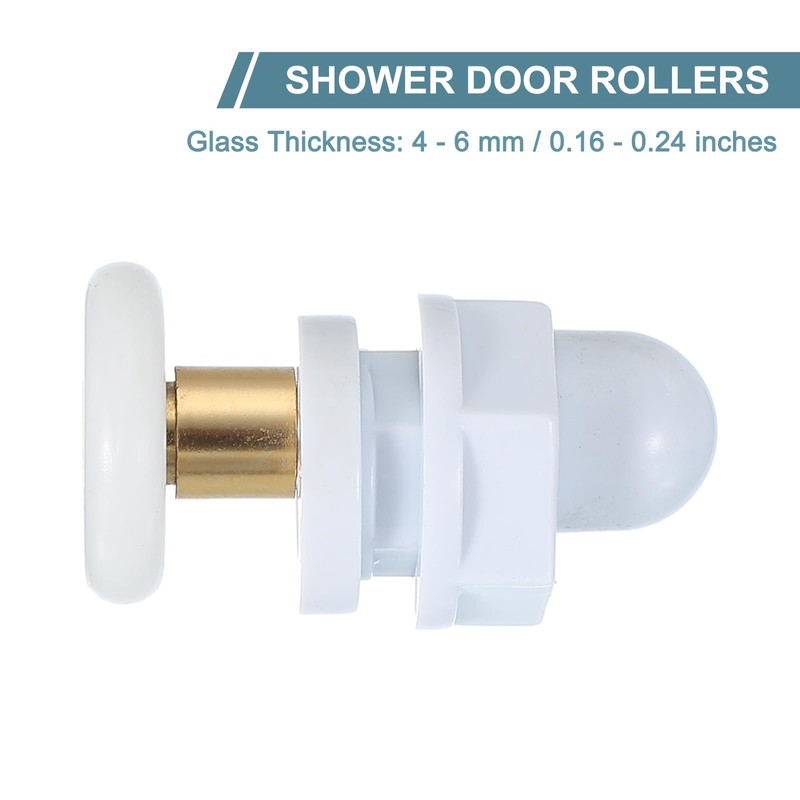 sourcing map 23mm Shower Door Rollers, Sliding Shower Doors Runners