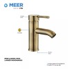 Meer Faucets By Cnx Mezcladora Monomando Para Lavabo Y Contra