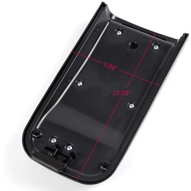 PIT66 Center Console Lid Kit Armrest Cover Compatible with Chevy Trailblazer 2002-2009 /GMC Envoy 2002-2009 /Isuzu Ascender 2003-2008, Black