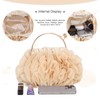 LUI SUI Floral Clutch Purses for Women Flower Evening Bag