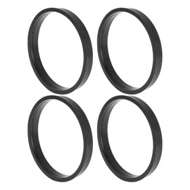 INFINAUTO 78.1mm to 72.1mm Car Wheel Hub Centric Rings Black Polycarbonate Wheels Center Shaft Shock Absorbing Hubrings 4 Pcs
