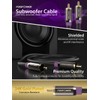 FosPower Subwoofer Cable (15 FT) RCA to RCA Audio Stereo