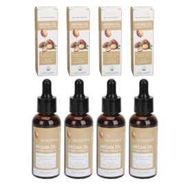 4pcs Argan Oil Hair Growth Serum Boost Thin Hair Increase Volume Moisturizing Hair Thickening Serum 60ml
