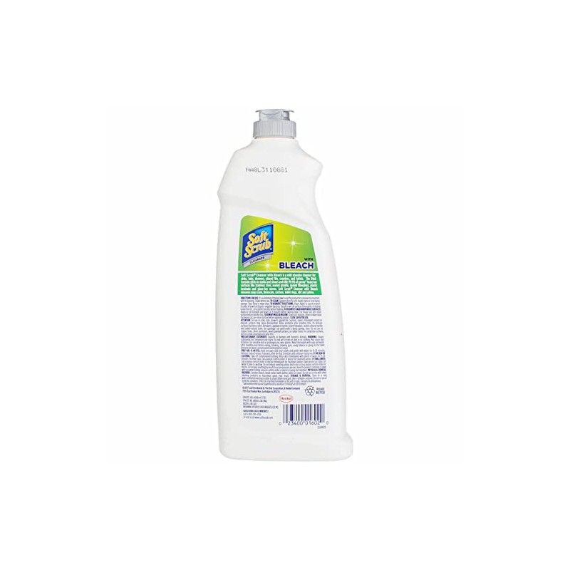 Limpiador de exfoliante suave con lejía, 24 oz (Paquete de