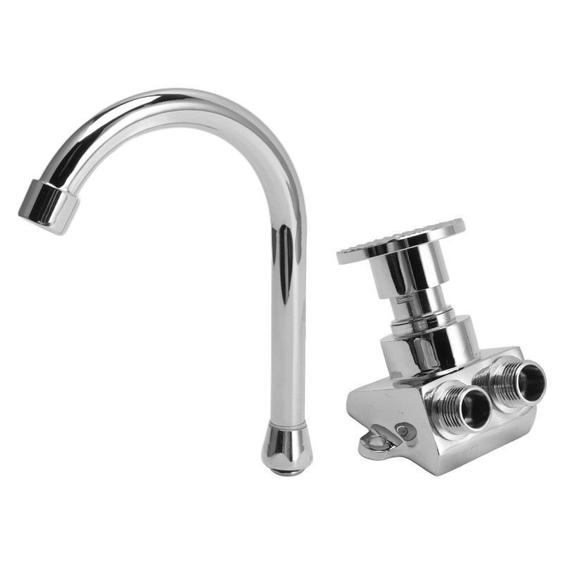 Foot Pedal Basin Faucet Kitchen Sink Foot Tap Floor Mounted