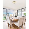 Design House 503045 Millbridge Traditional 2-Light Indoor Flush Mount Ceiling