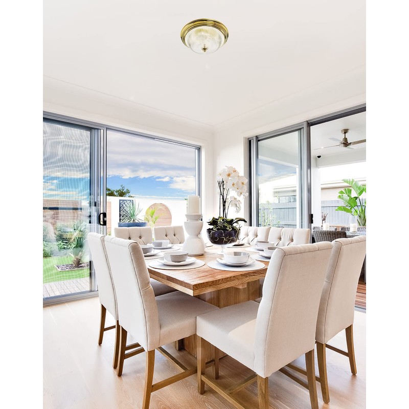 Design House 503045 Millbridge Traditional 2-Light Indoor Flush Mount Ceiling