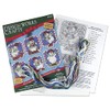 Design Works Crafts Snowmen Cross Stitch Ornament Kit, Candy Cane