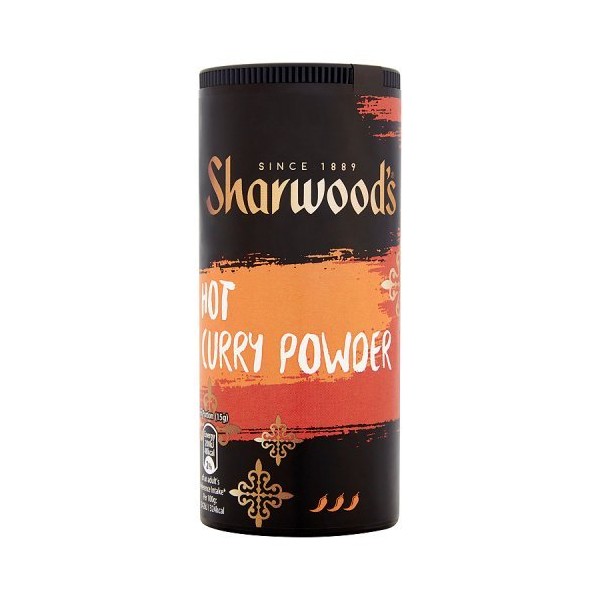 Sharwoods Hot Curry Powder 3 x 102gm