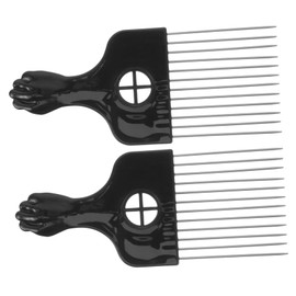 minkissy Ergonomic Handle Hair Comb Set for Curly Hair Styling Men Women Barber Hair Parting Tool