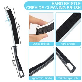 11PCS Cleaning Brush Set for Household Use Small Cleaning Brush for Cleaning Tight Spaces Grout Brush Hard Bristle Crevice Cleaning Brush Groove Gap Cleaning Tools