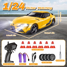 BuzzoXerex RC Drift Car 1:24 (Yellow)