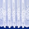 Maple Textiles Luxury Brilliant White Meghan Floral Net Curtain Sold