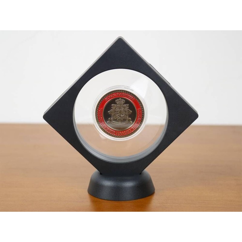 HillSpring 3.6" Clear Display Stand, 3D Floating Display Frame for